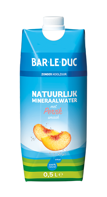 Natuurlijk mineraalwater met Perzik smaak!